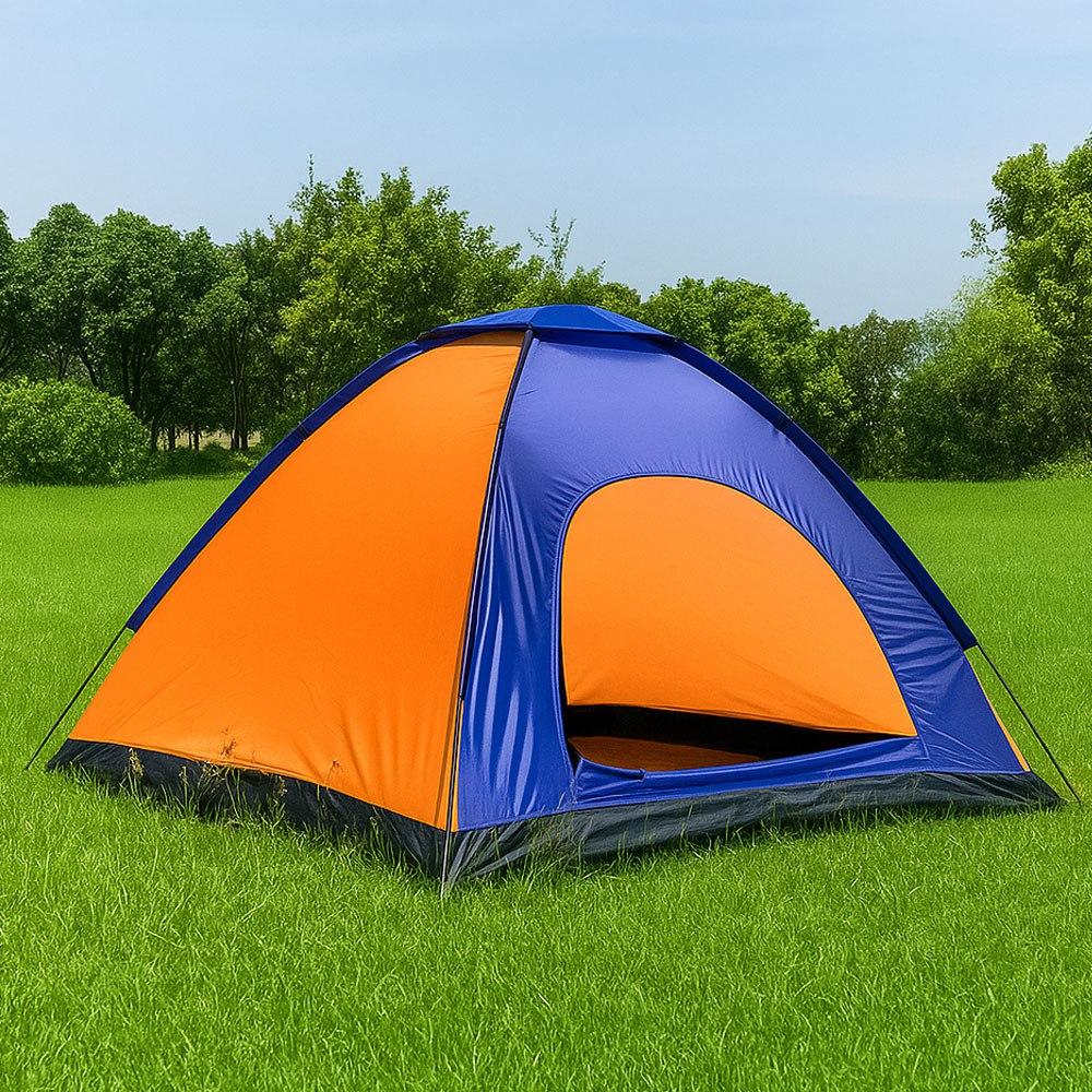 Намет 4-місний (200х200см) + чохол, Синій / Чотиримісний намет / Туристичний намет на 4 персони