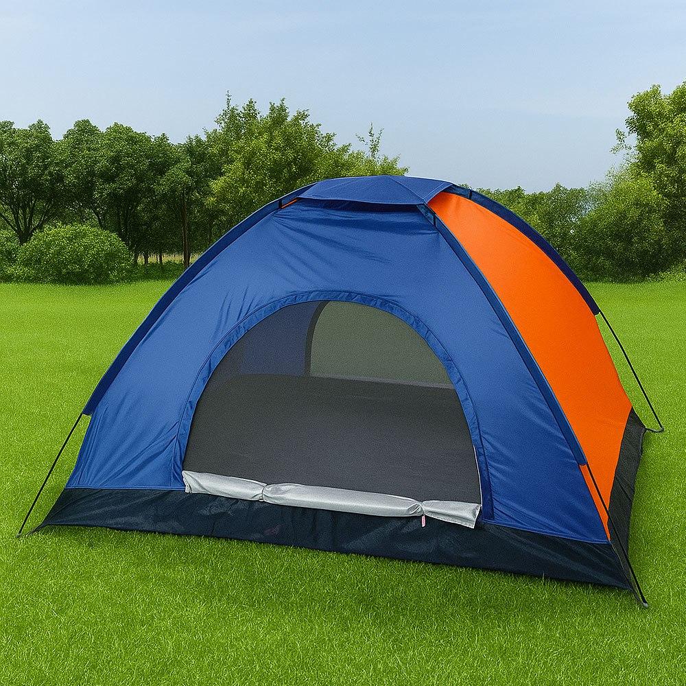 Намет 4-місний (200х200см) + чохол, Синій / Чотиримісний намет / Туристичний намет на 4 персони