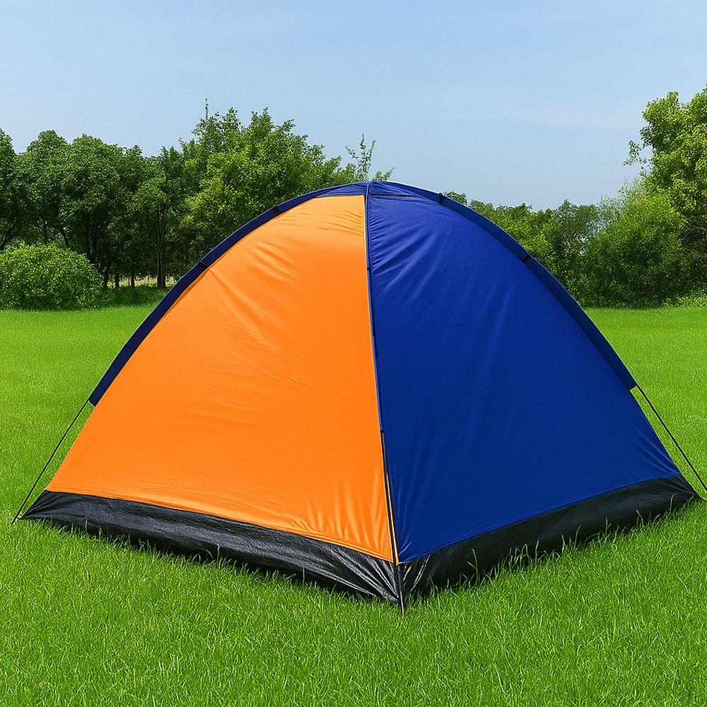 Намет 4-місний (200х200см) + чохол, Синій / Чотиримісний намет / Туристичний намет на 4 персони