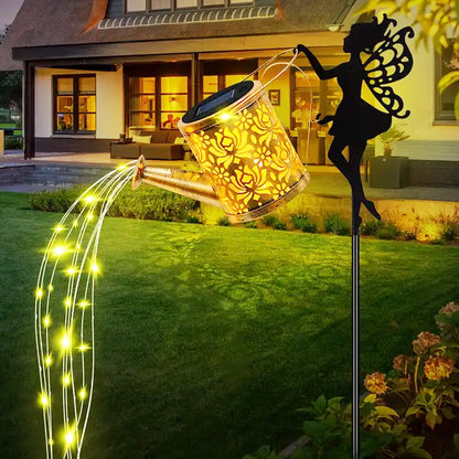 Садовий світильник на сонячній батареї 83см (1шт) Тепле світло / Ліхтар садовий / Сонячний світильник садовий