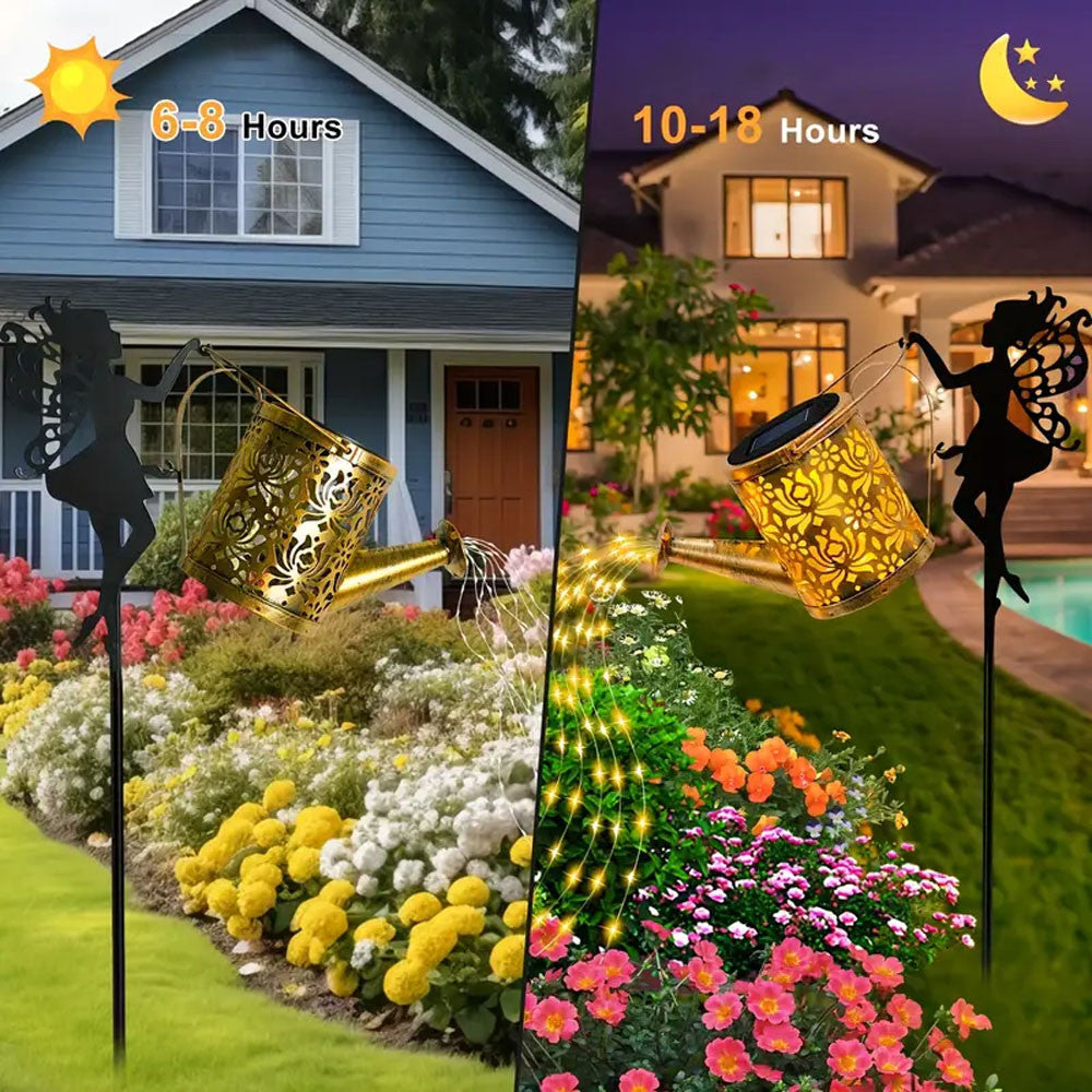 Садовий світильник на сонячній батареї 83см (1шт) Тепле світло / Ліхтар садовий / Сонячний світильник садовий