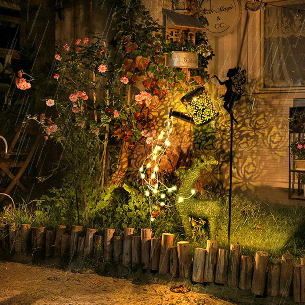 Садовий світильник на сонячній батареї 83см (1шт) Тепле світло / Ліхтар садовий / Сонячний світильник садовий