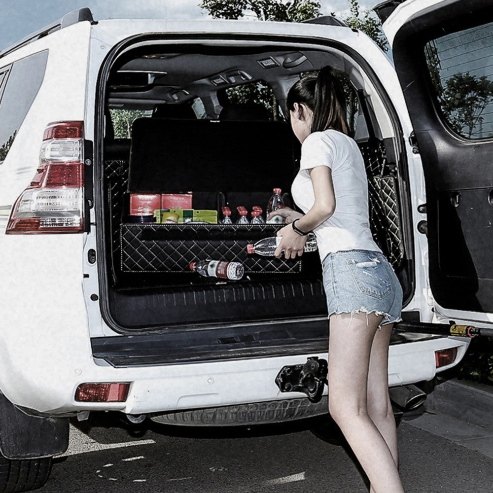 Органайзер у багажник авто (41/30/32 см) Середній / Органайзер у машину / Сумка в багажник