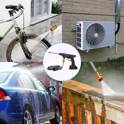 Акумуляторна мийка високого тиску 30V + акумулятор / Бездротовий розпилювач води / Міні мийка для авто