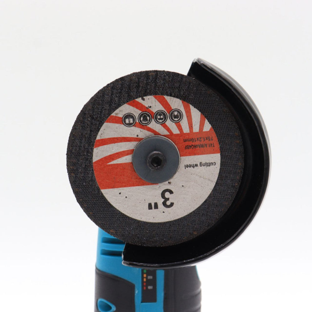 Акумуляторна болгарка, акумулятор 12V, диск 75мм / Електроболгарка / Міні болгарка на акумуляторі