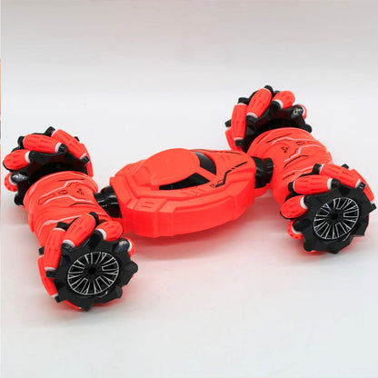 Машинка перевертень на радіокеруванні від USB, 986-14, Червоний / Дитяча трюкова машинка на пульті управління