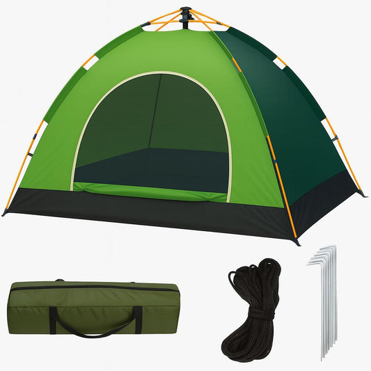 Автоматичний намет 2-х місний, 200х130 см, Зелений / Туристичний намет / Намет для кемпінгу