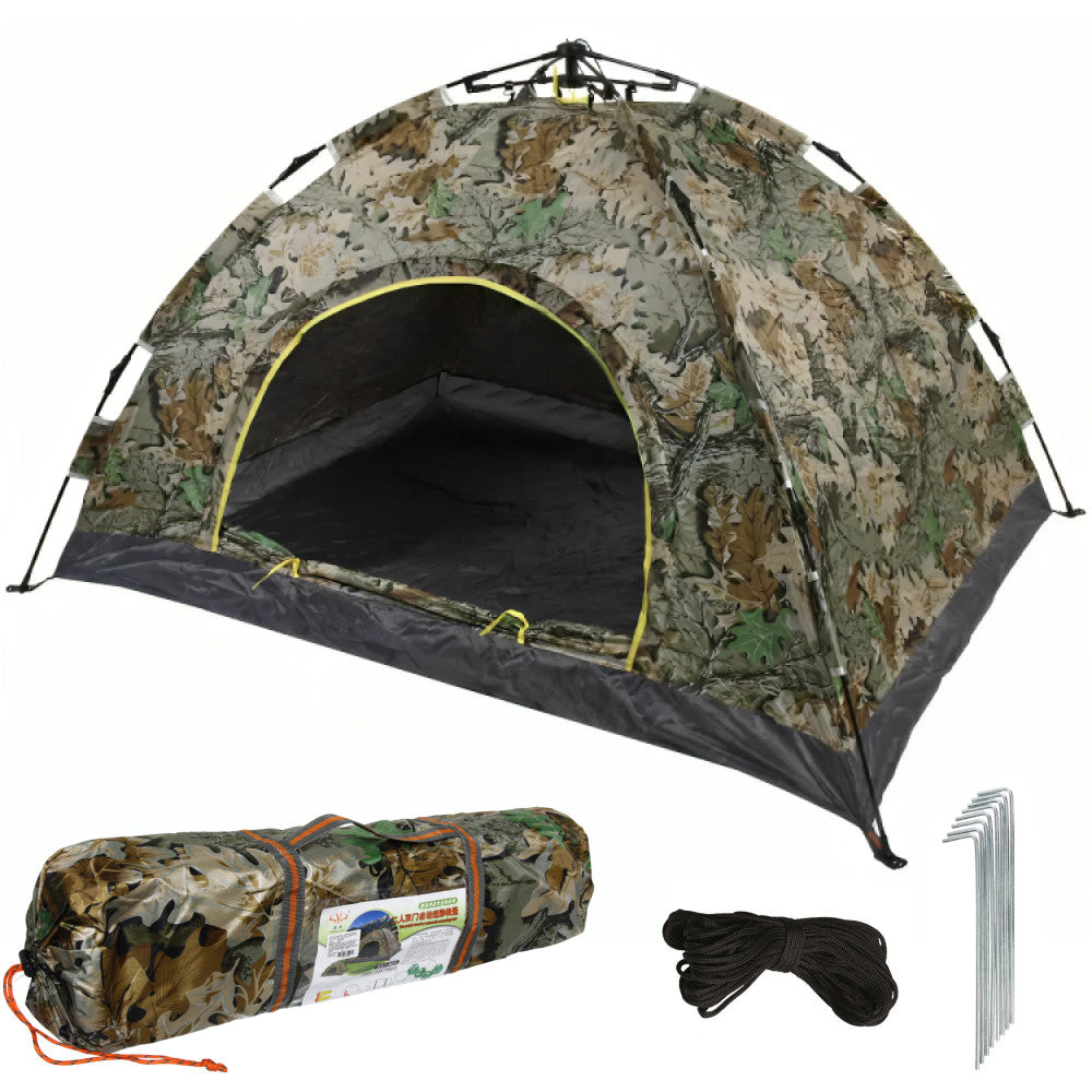 Намет автоматичний 2-х місний, 200х130 см, Камуфляж / Туристичний намет / Намет для кемпінгу