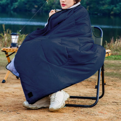 Спальний мішок до -15 °C, 210х72 см + чехол, Синій / Зимовий спальний мішок / Спальник / Зимовий спальник