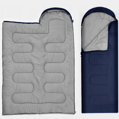 Спальний мішок до -15 °C, 210х72 см + чехол, Синій / Зимовий спальний мішок / Спальник / Зимовий спальник