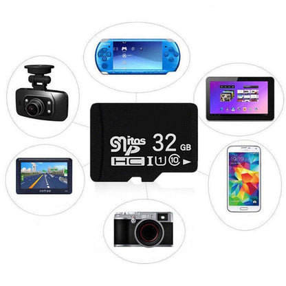Карта пам'яті на 32GB / Флешка для камери / Пам'ять для пристроїв / SD карта