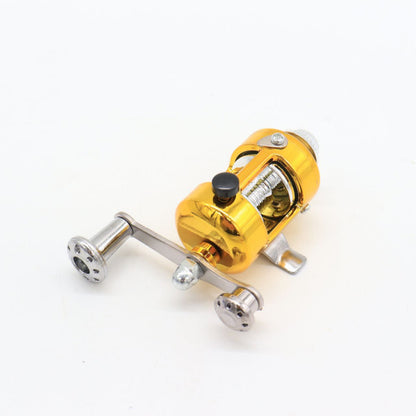 Вудка-ручка з котушкою EL-1220, Синій / Набір рибалки / Кишенькова міні вудка складана, телескопічна