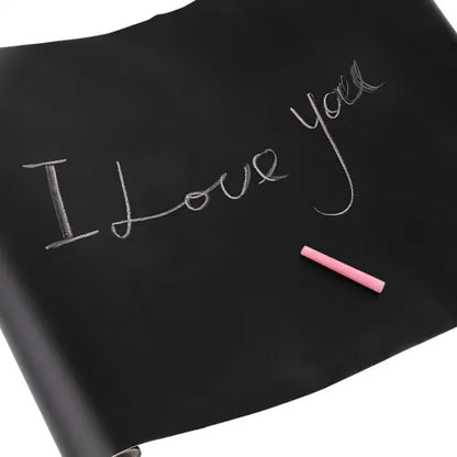 Наклейка плівка на стіну для малювання крейдою 60х200см + 5 різних крейд / Дитяча дошка для малювання крейдою