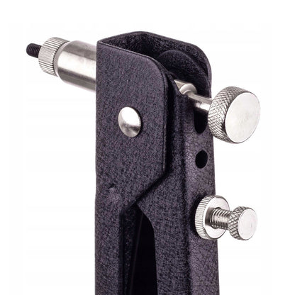 Заклепувальний пістолет + насадки 5шт, M3-M8 / Різьбовий заклепник ручний