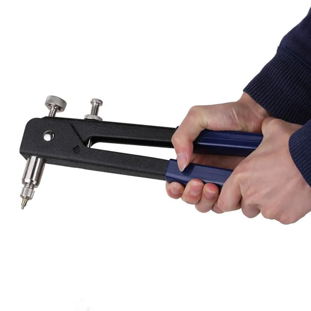 Заклепувальний пістолет + насадки 5шт, M3-M8 / Різьбовий заклепник ручний