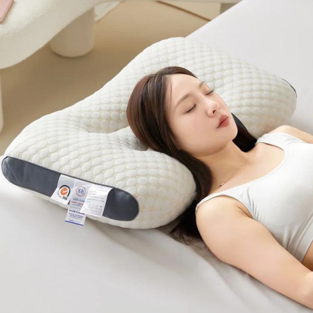 Ортопедична подушка для сну 70х40х10см / Анатомічна подушка під голову / Гіпоалергенна подушка для шиї