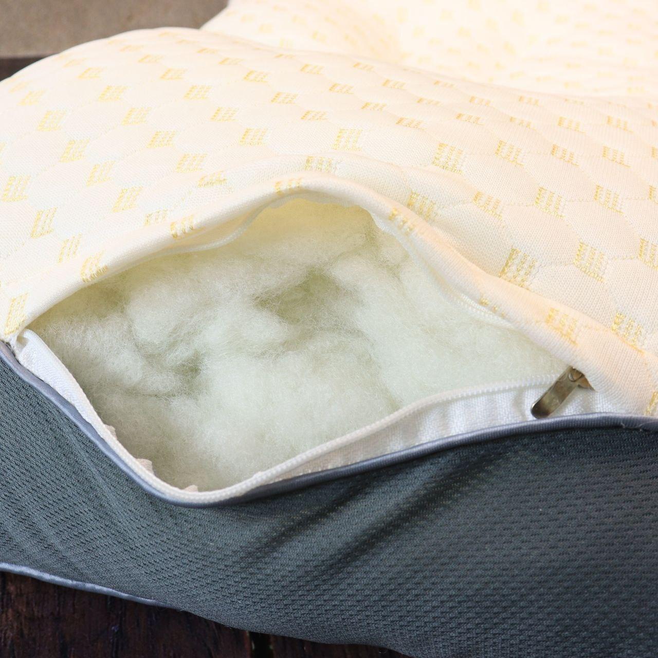 Ортопедична подушка для сну 70х40х10см / Анатомічна подушка під голову / Гіпоалергенна подушка для шиї