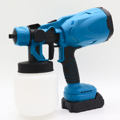 Краскопульт акумуляторний 800мл + 2 акумулятори 24В, JK-SG1 / Фарборозпилювач з регулюванням ширини