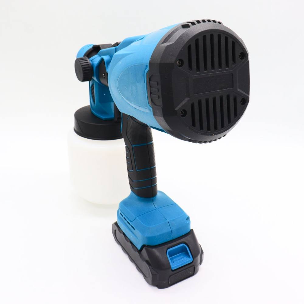 Краскопульт акумуляторний 800мл + 2 акумулятори 24В, JK-SG1 / Фарборозпилювач з регулюванням ширини