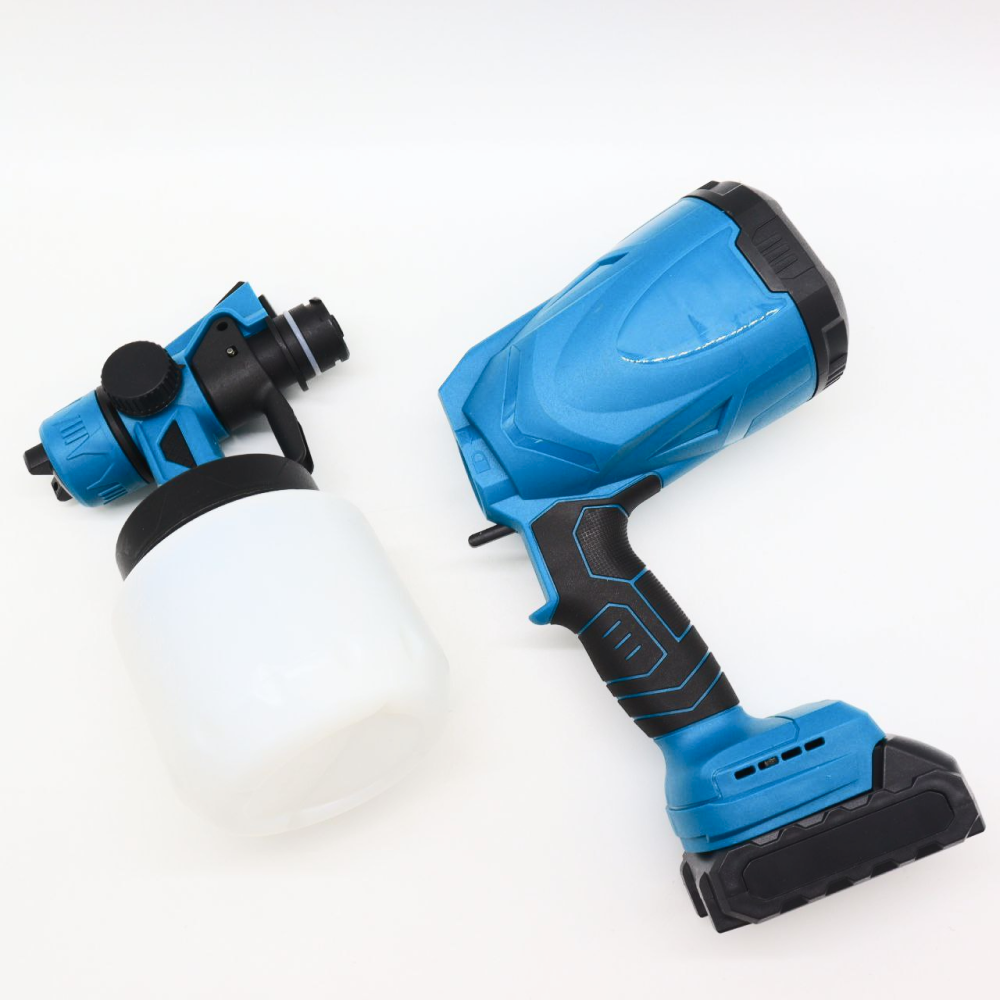 Краскопульт акумуляторний 800мл + 2 акумулятори 24В, JK-SG1 / Фарборозпилювач з регулюванням ширини