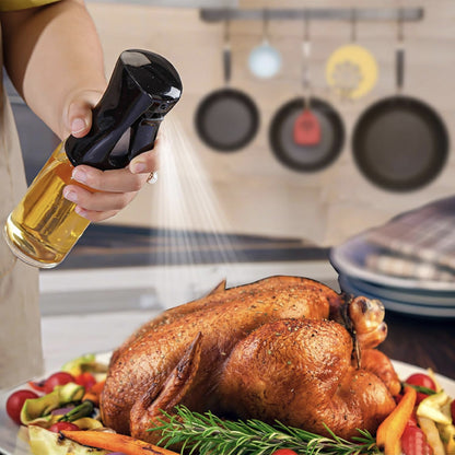 Розпилювач для олії 200 мл, MAG-595, Чорний / Дозатор для оливкової олії та оцту / Cпрей для олії