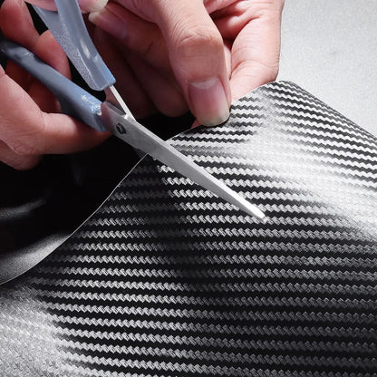 Карбонова плівка 3D, 30х150 см, 1 рулон / Самоклеюча плівка карбонова для авто / Захисна плівка для авто