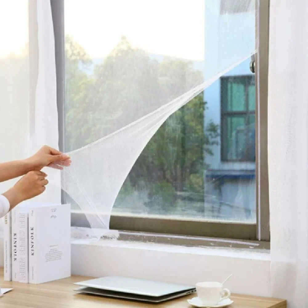 Москітна шторка на двері 210х100см, Magic Mesh, Чорна / Антимоскітна сітка на двері