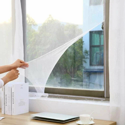 Москітна шторка на двері 210х100см, Magic Mesh, Чорна / Антимоскітна сітка на двері