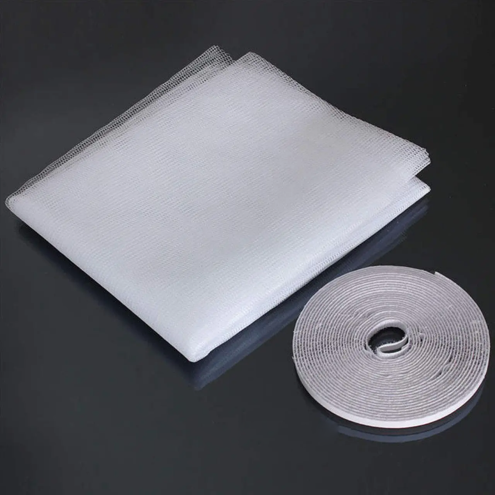 Москітна шторка на двері 210х100см, Magic Mesh, Чорна / Антимоскітна сітка на двері