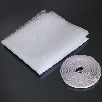 Москітна шторка на двері 210х100см, Magic Mesh, Чорна / Антимоскітна сітка на двері