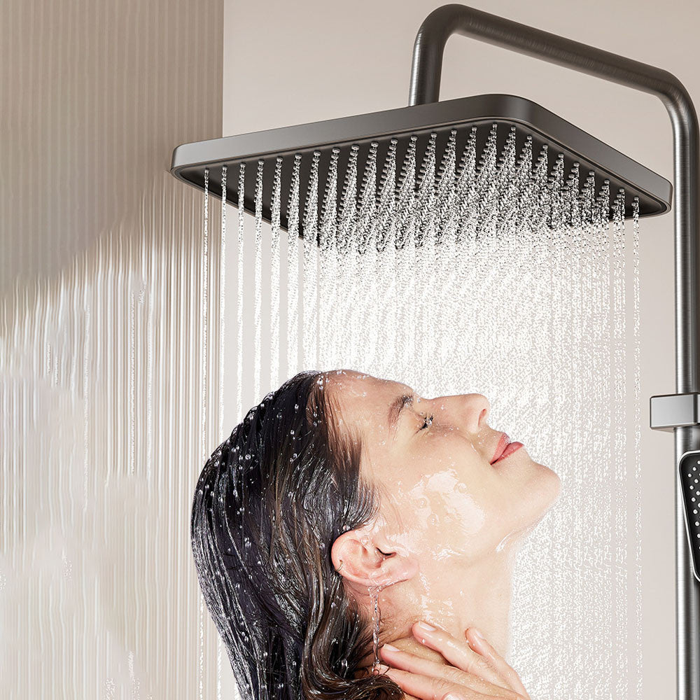 Душова система з термостатом та LED-дисплеєм 120см, AA6-6 / Комплект для душу / Душова стійка у ванну
