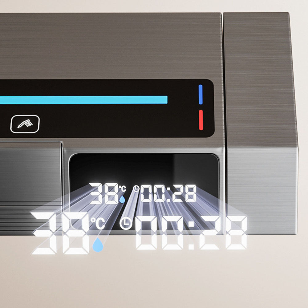 Душова система з термостатом та LED-дисплеєм 120см, AA6-6 / Комплект для душу / Душова стійка у ванну