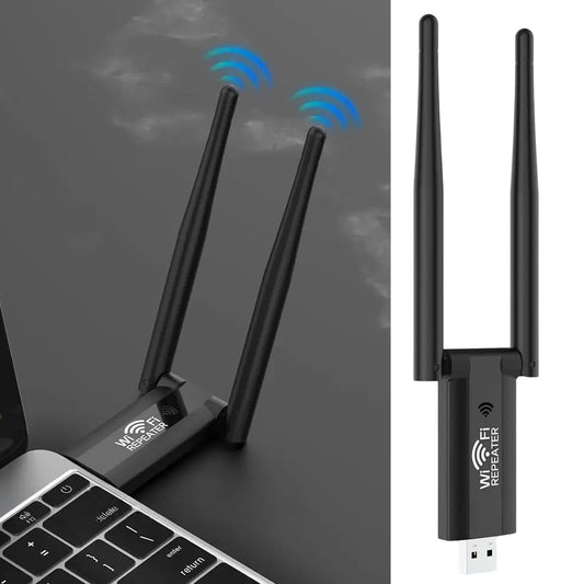 Підсилювач WIFI сигналу, до 300 Мбіт/с від USB / Ретранслятор WIFI / Репітер WIFI / Підсилювач вайфай