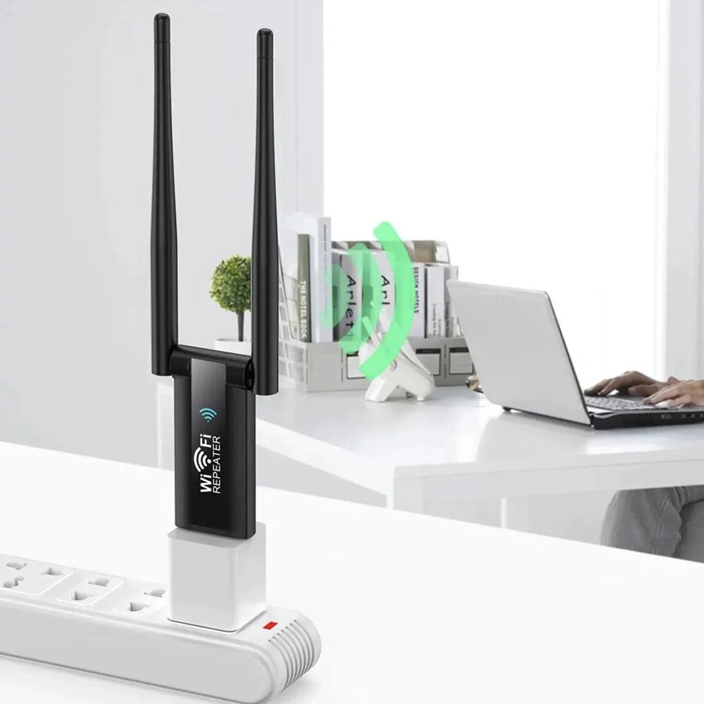 Підсилювач WIFI сигналу, до 300 Мбіт/с від USB / Ретранслятор WIFI / Репітер WIFI / Підсилювач вайфай