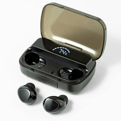 Бездротові Bluetooth навушники з дисплеєм та мікрофоном TWS M10 / Bluetooth навушники з PowerBank