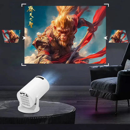 Домашній проектор Rotundity M5 з WiFi та пультом. / Міні-проектор для телефону / Домашній проектор