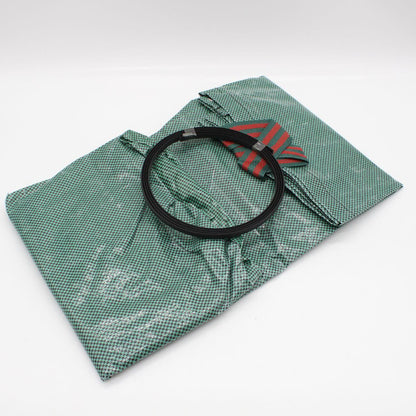 Садовий мішок для сміття 270л із зав'язками, 1 шт. / Сумка мішок для листя та трави / Складаний кошик садовий