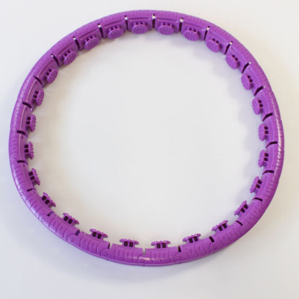 Масажний обруч із обтяжувачем 130 см. LA-TM-5. / Спортивний масажний обруч / Обруч для схуднення