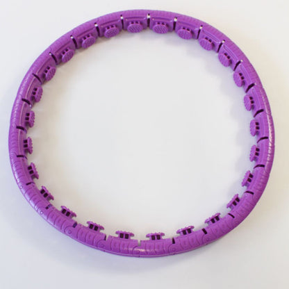 Масажний обруч із обтяжувачем 130 см. LA-TM-5. / Спортивний масажний обруч / Обруч для схуднення