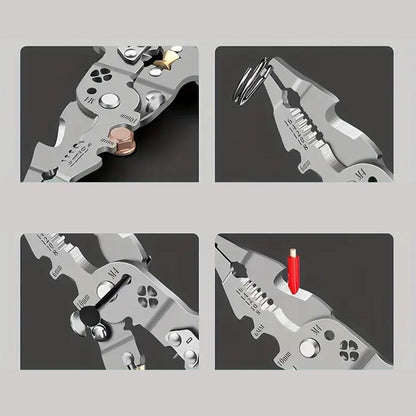 Багатофункціональні кліщі для зачищення та обтиску проводів / Обтискні кліщі / Кліщі для зняття ізоляції