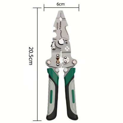 Багатофункціональні кліщі для зачищення та обтиску проводів / Обтискні кліщі / Кліщі для зняття ізоляції