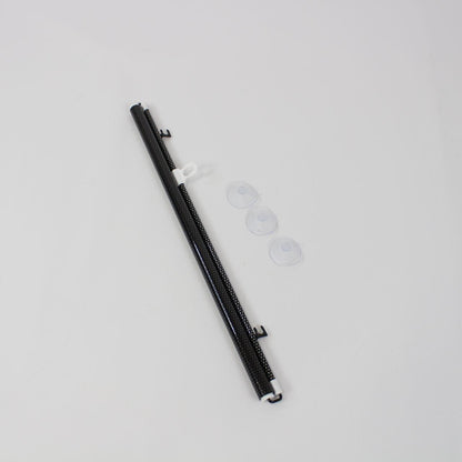 Рулонна сонцезахисна шторка на вікно 125х58см, Чорна / Рулонна штора від сонця на пластикові вікна