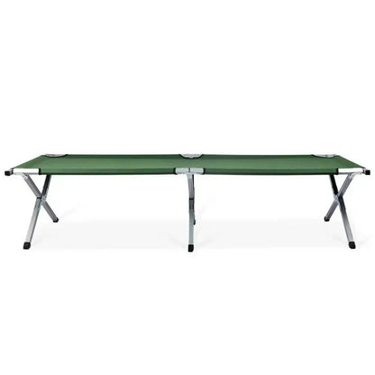 Розкладушка для кемпінгу до 120 кг, 189х60х45см, Зелене / Туристичне ліжко-розкладачка