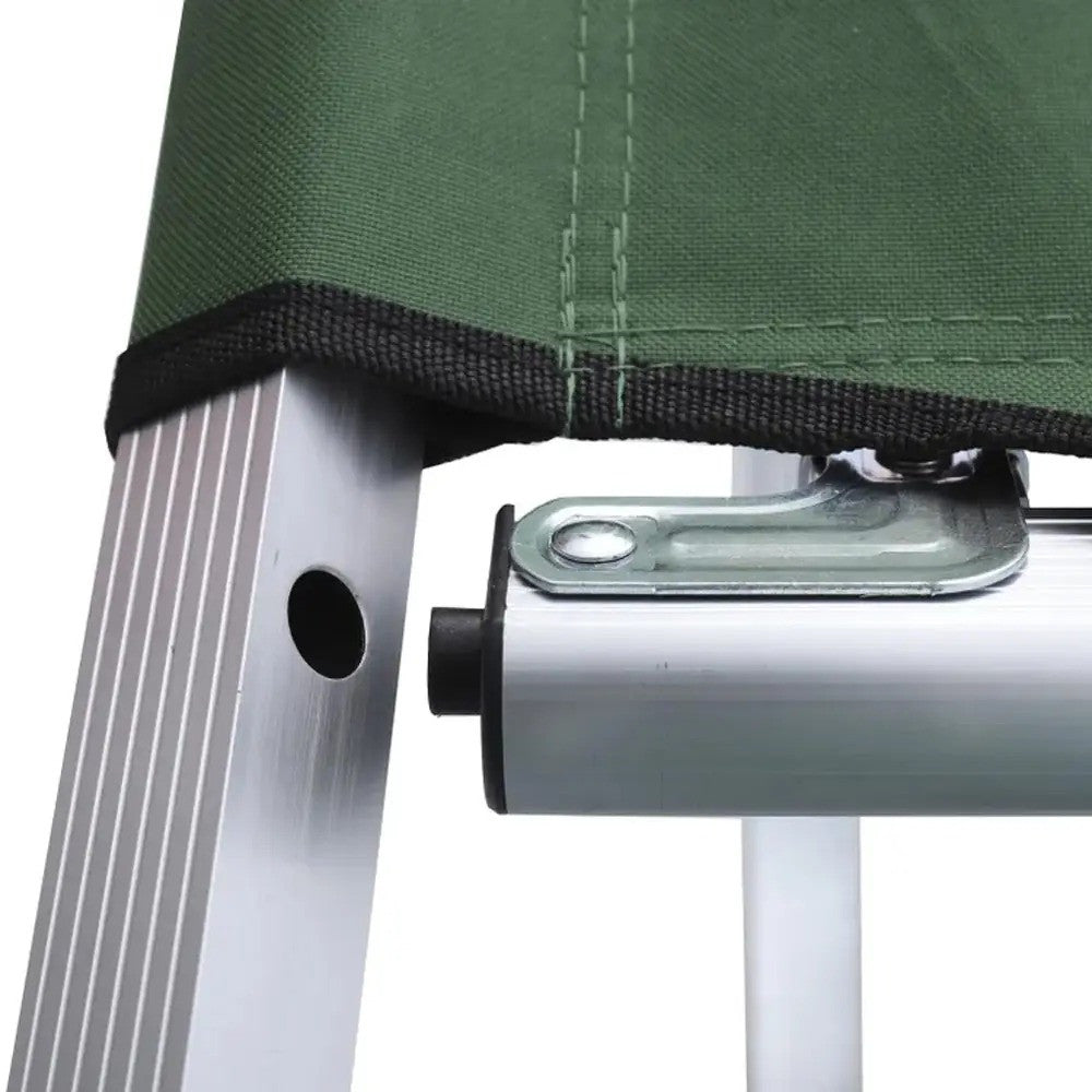 Розкладушка для кемпінгу до 120 кг, 189х60х45см, Зелене / Туристичне ліжко-розкладачка