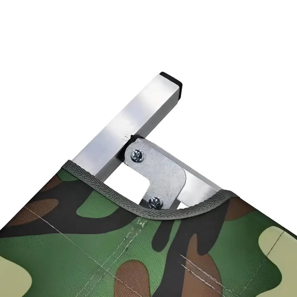 Ліжко розкладне для кемпінгу до 120 кг, 189х70х45см, Камуфляж / Розкладачка ліжко туристичне