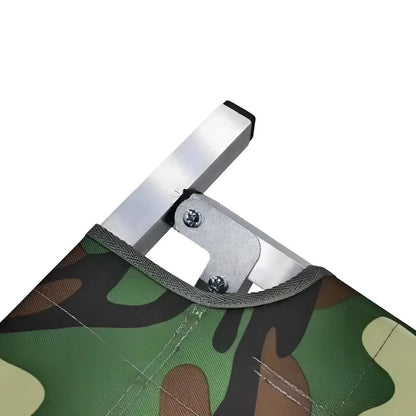 Ліжко розкладне для кемпінгу до 120 кг, 189х70х45см, Камуфляж / Розкладачка ліжко туристичне