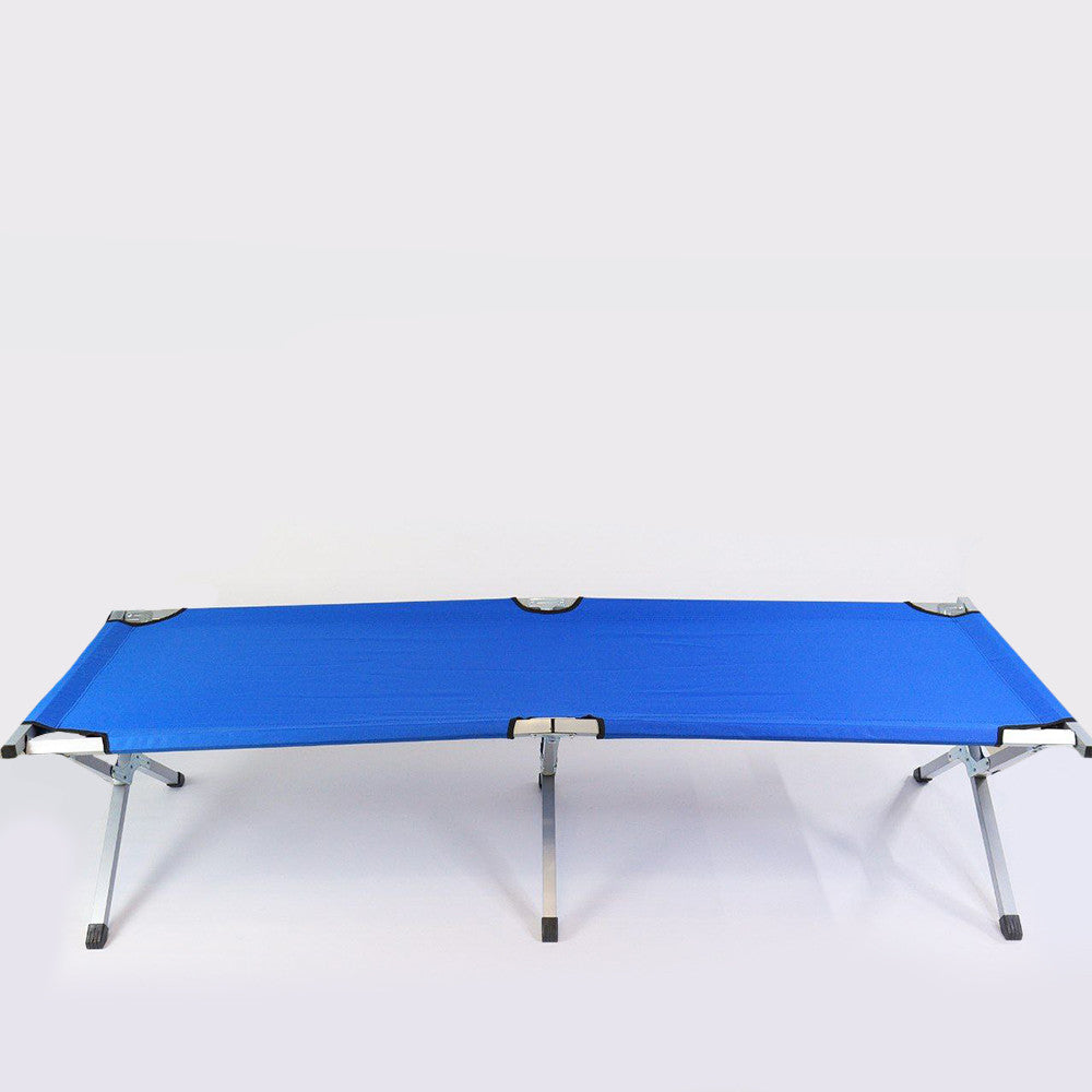 Ліжко розкладне для кемпінгу до 120 кг, 189х70х45см, Синій / Розкладачка ліжко туристичне