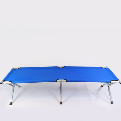 Ліжко розкладне для кемпінгу до 120 кг, 189х70х45см, Синій / Розкладачка ліжко туристичне