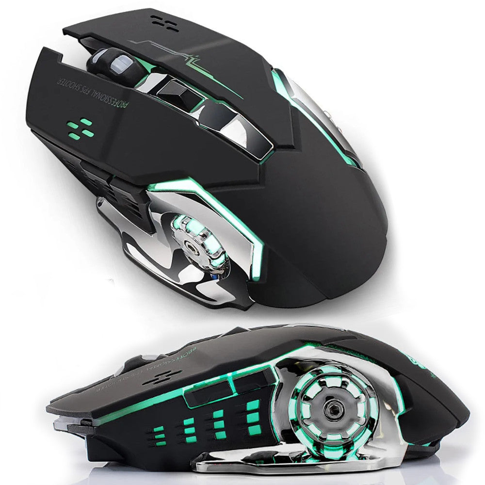 Бездротова мишка з RGB підсвічуванням BT T2 / Миша для пк / Мишка з підсвічуванням / Комп'ютерна мишка