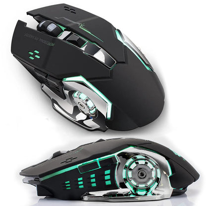 Бездротова мишка з RGB підсвічуванням BT T2 / Миша для пк / Мишка з підсвічуванням / Комп'ютерна мишка